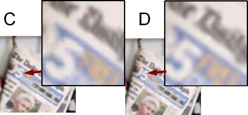 esempio icbi vs iNEDI interpolation